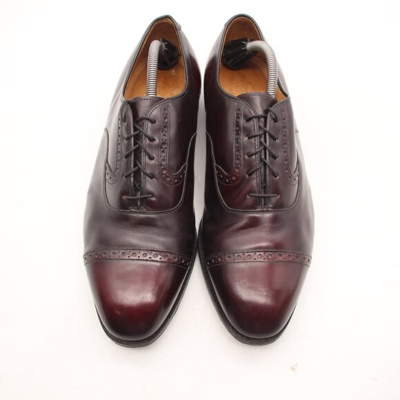 Johnston Murphy Heritage Burgundy Leather Men\'s Size 10.5 EEE Oxfords Made USA main image 10